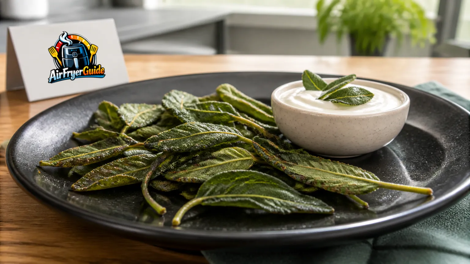 Salbei rösten im Airfryer