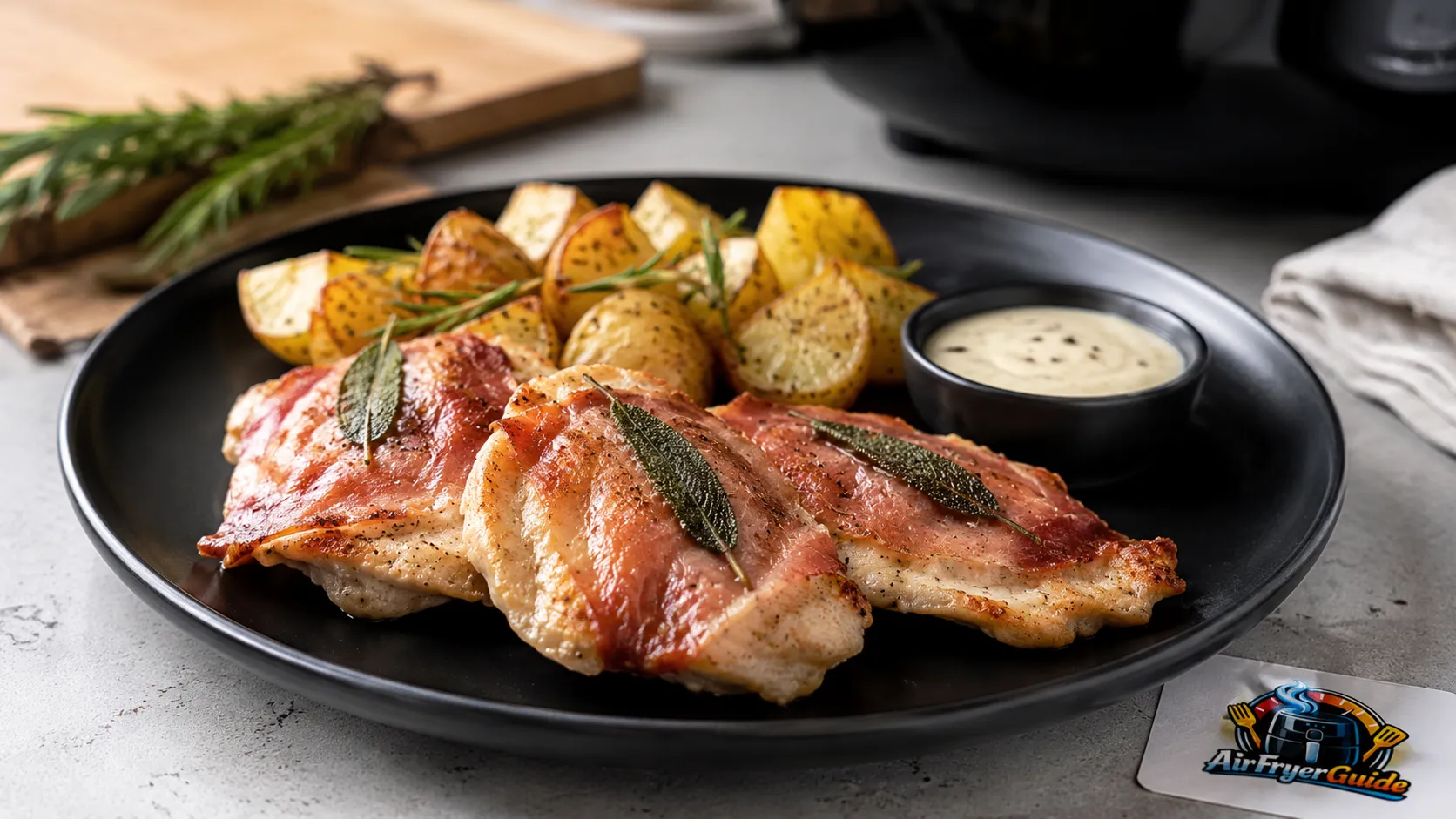 Saltimbocca im Airfryer