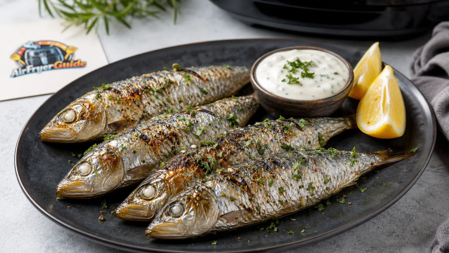 Sardellen im Airfryer