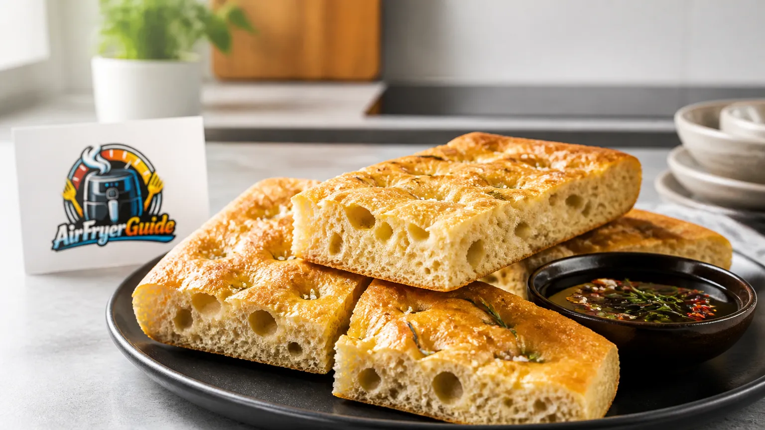 Schiacciata im Airfryer