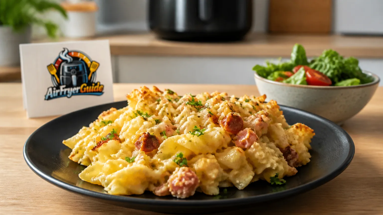 Schinkenfleckerl im Airfryer