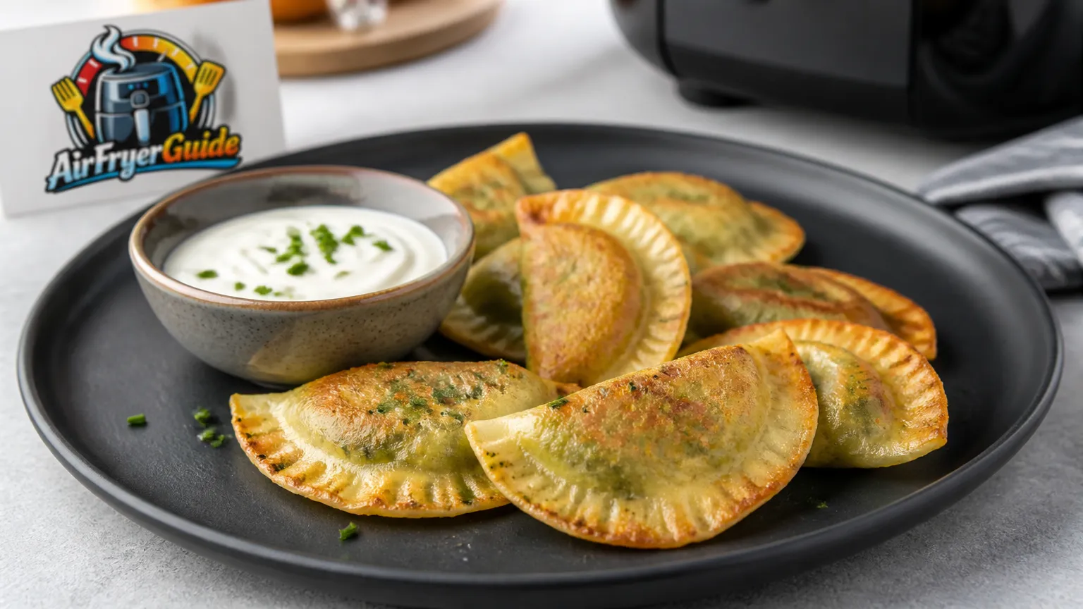 Schlutzkrapfen aufwärmen im Airfryer
