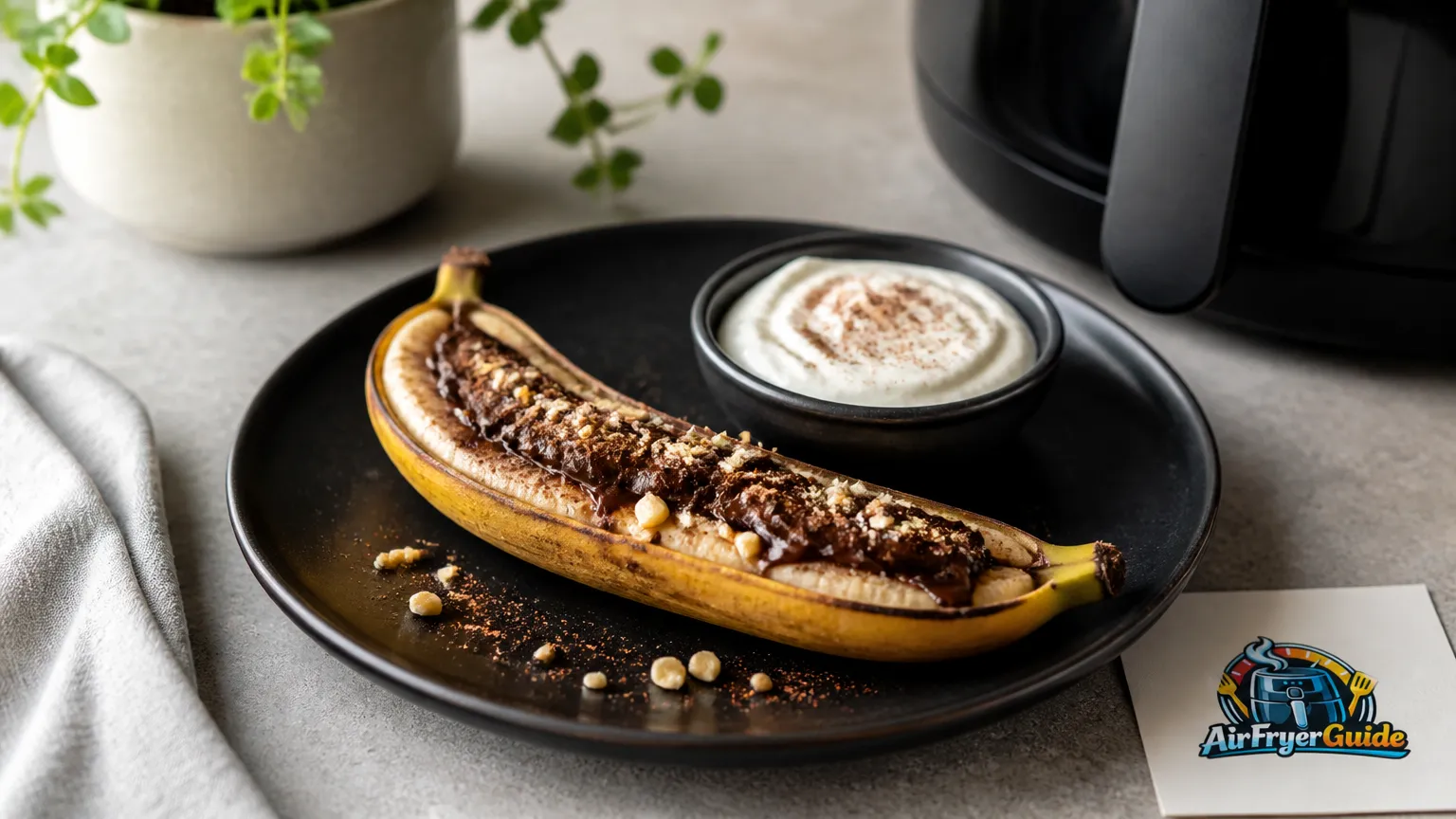 Schokobanane im Airfryer