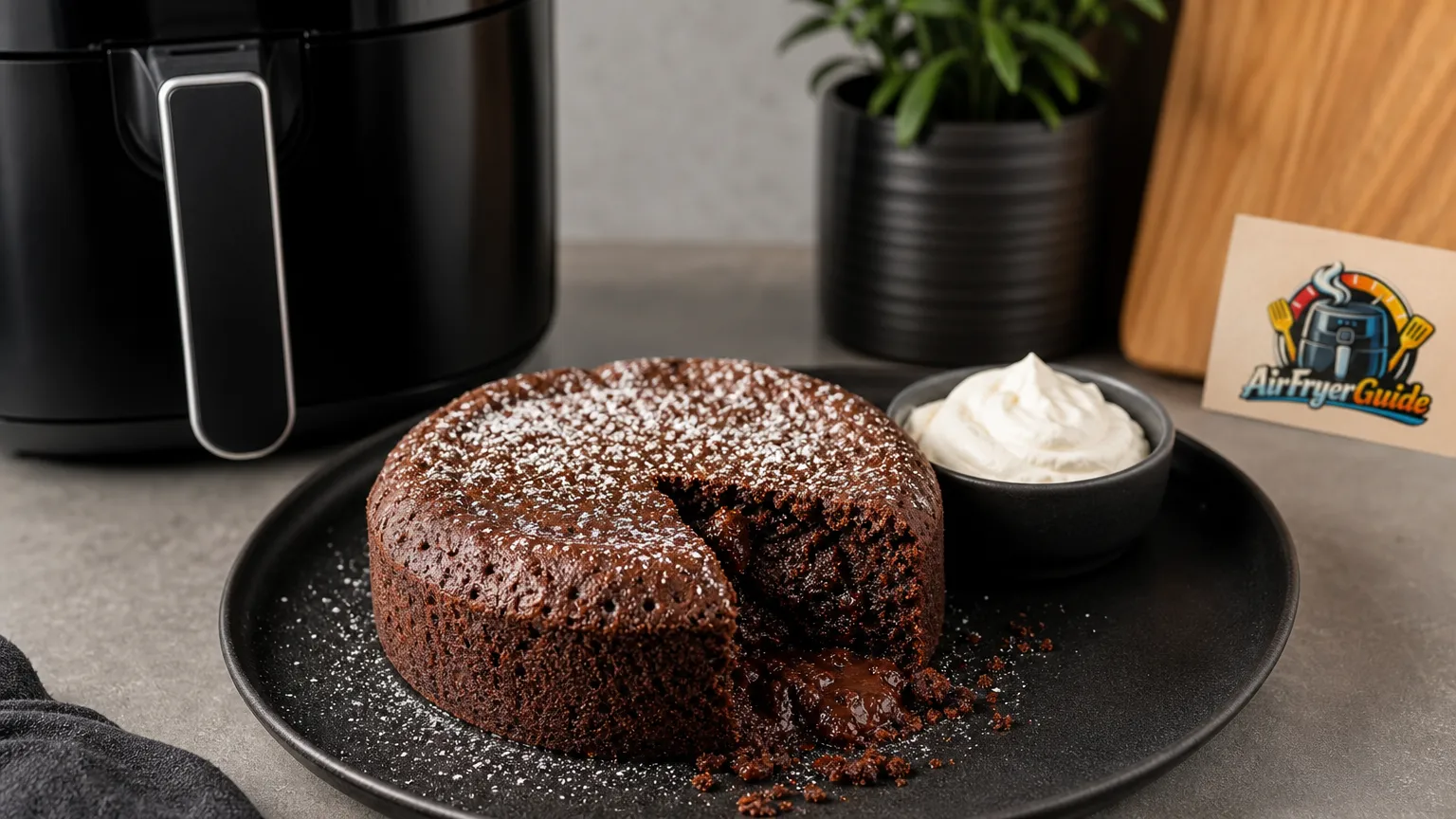 Schokoladenkuchen im Airfryer