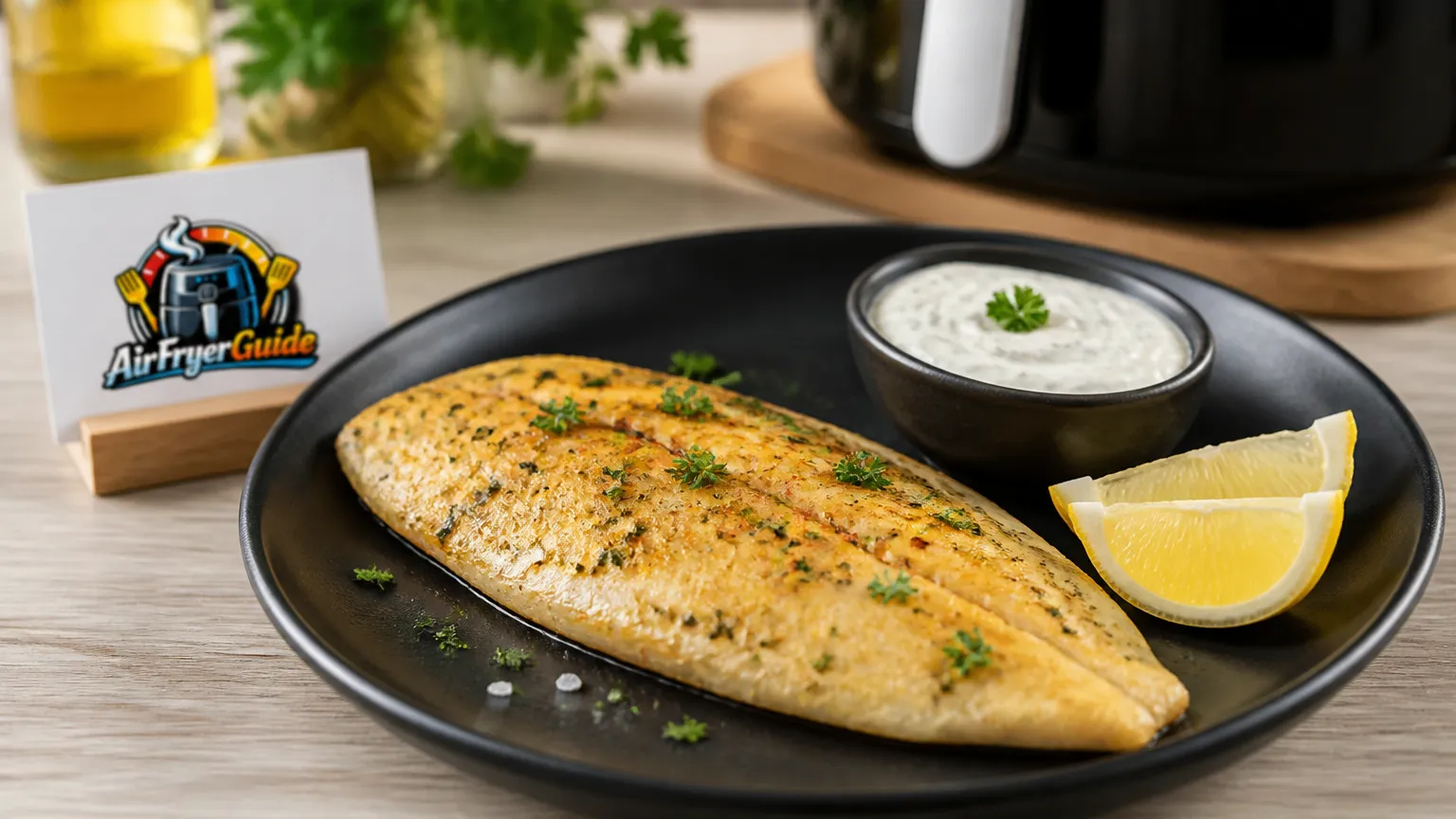 Schollenfilet im Airfryer