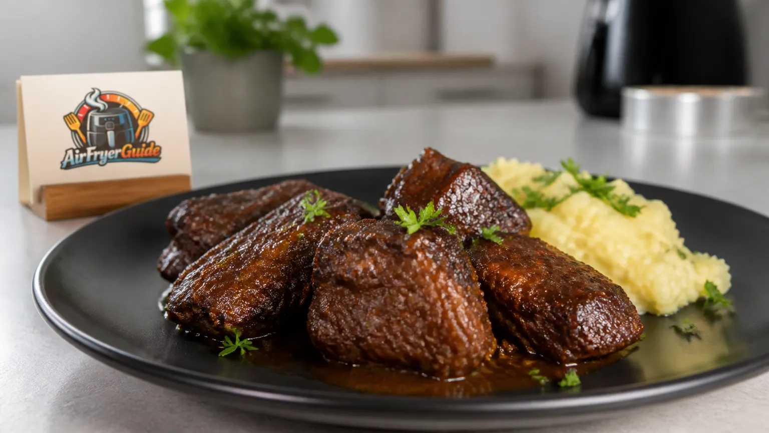 Schweinebäckchen im Airfryer