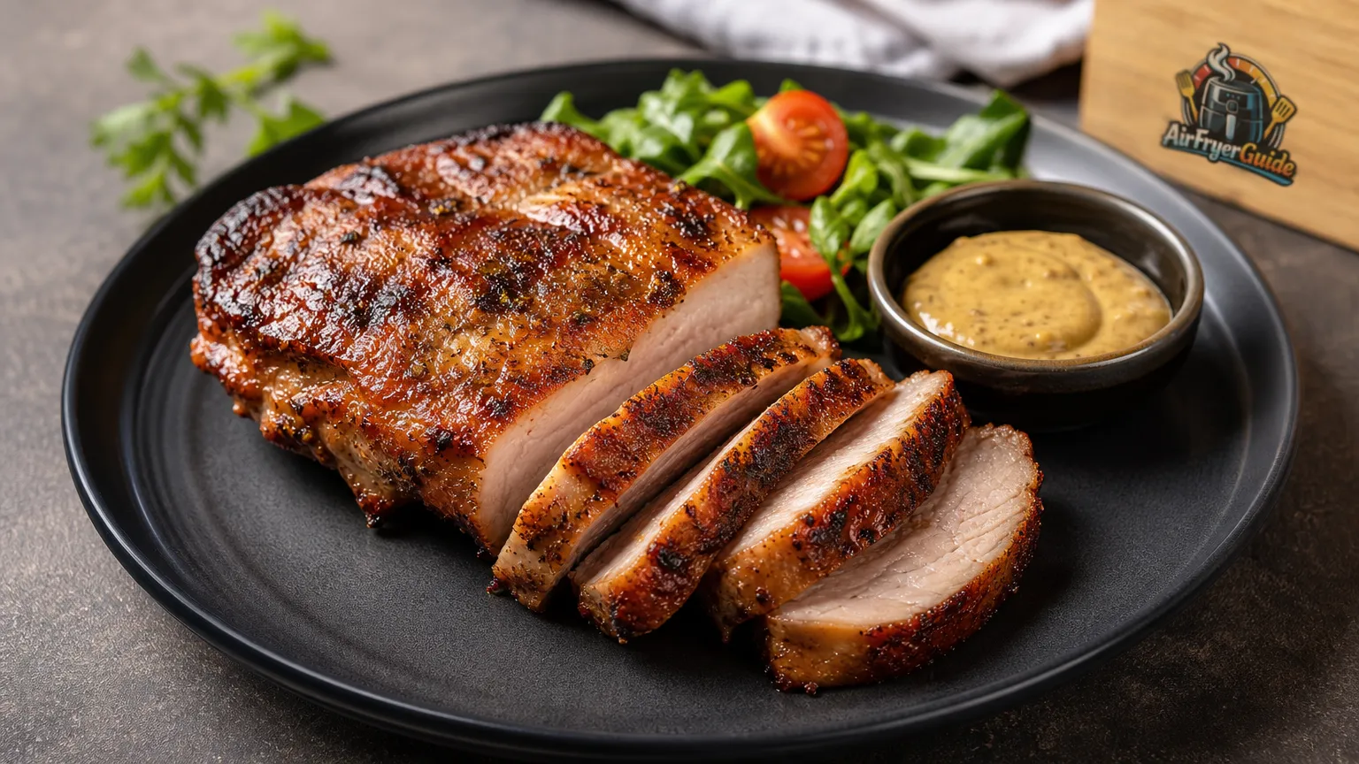 Schweinehals im Airfryer