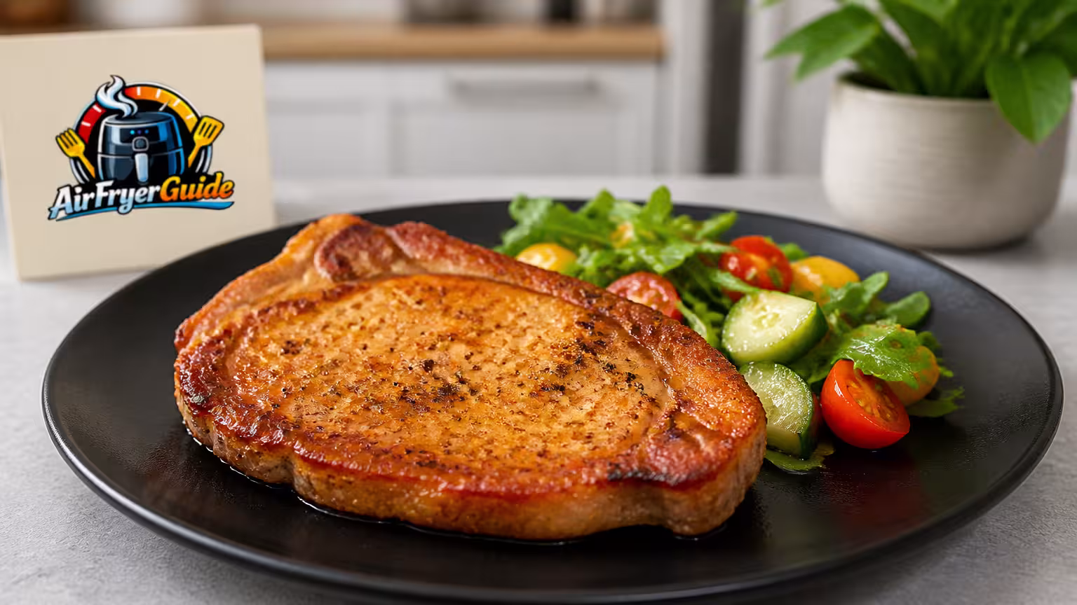 Schweinelachsscheiben im Airfryer