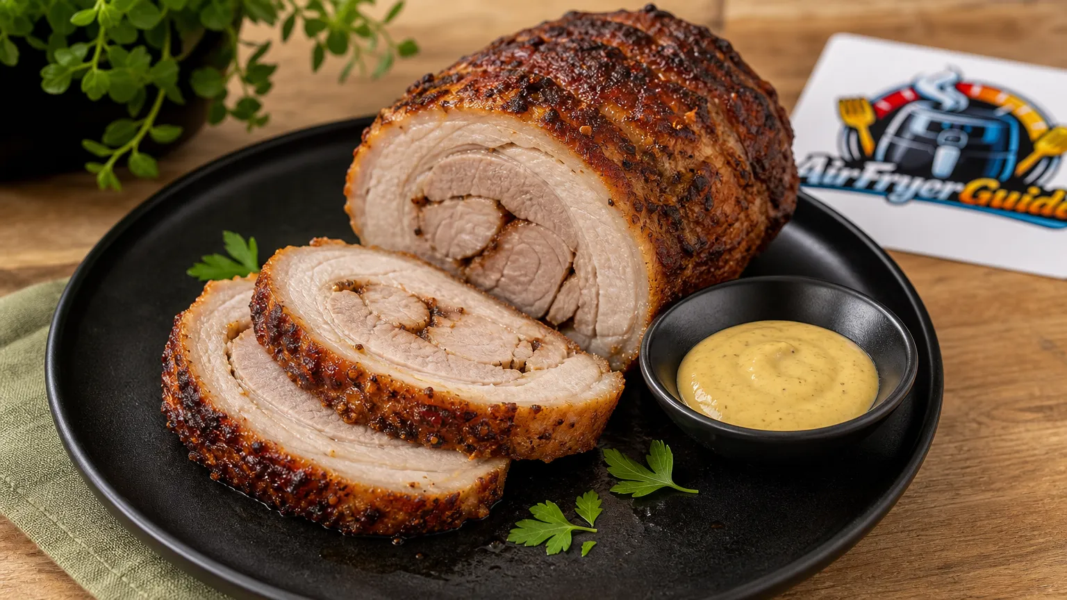 Putenrollbraten im Airfryer