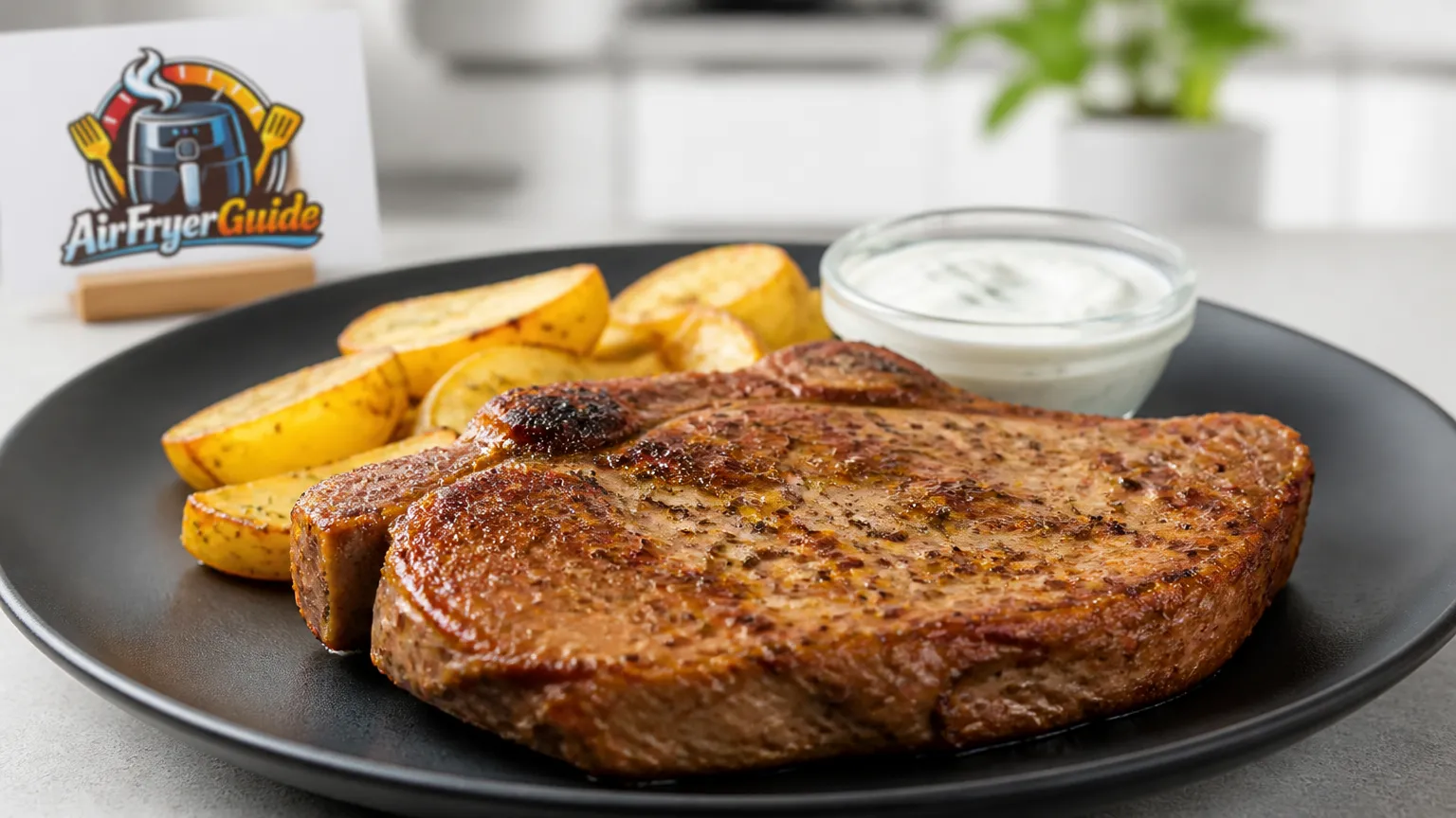 Schwenkbratensteak im Airfryer