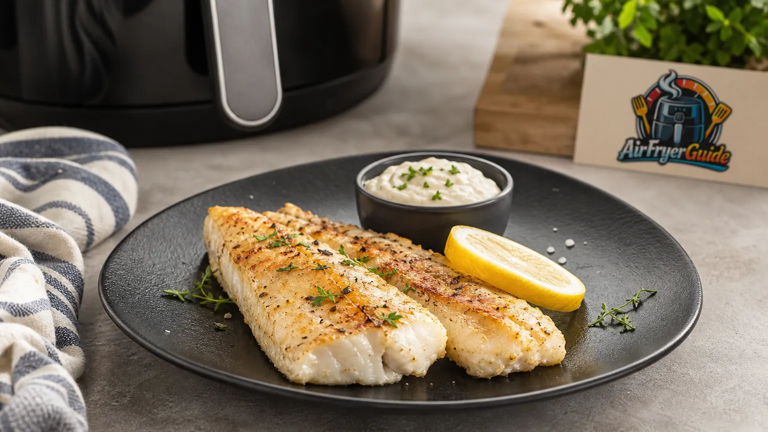 Seehecht im Airfryer