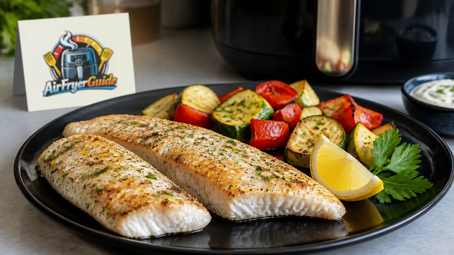 Seewolffilet im Airfryer