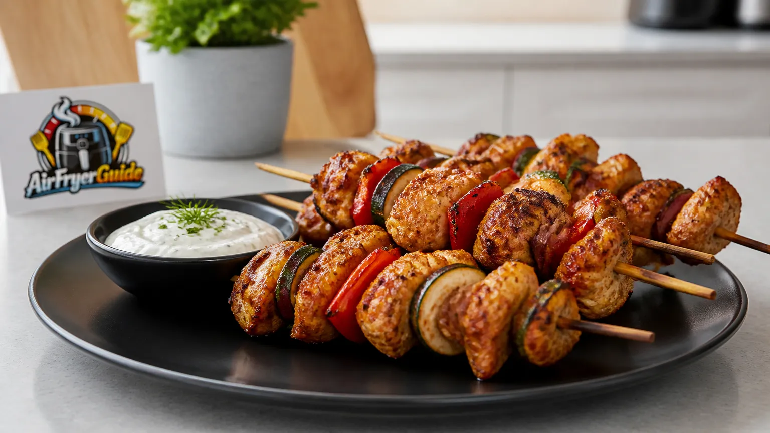 Shish Kebab im Airfryer