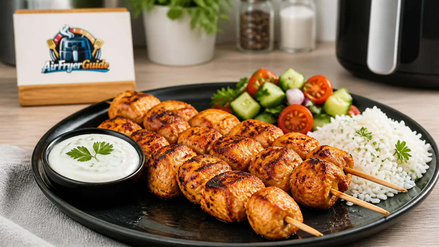 Shish Tawook im Airfryer