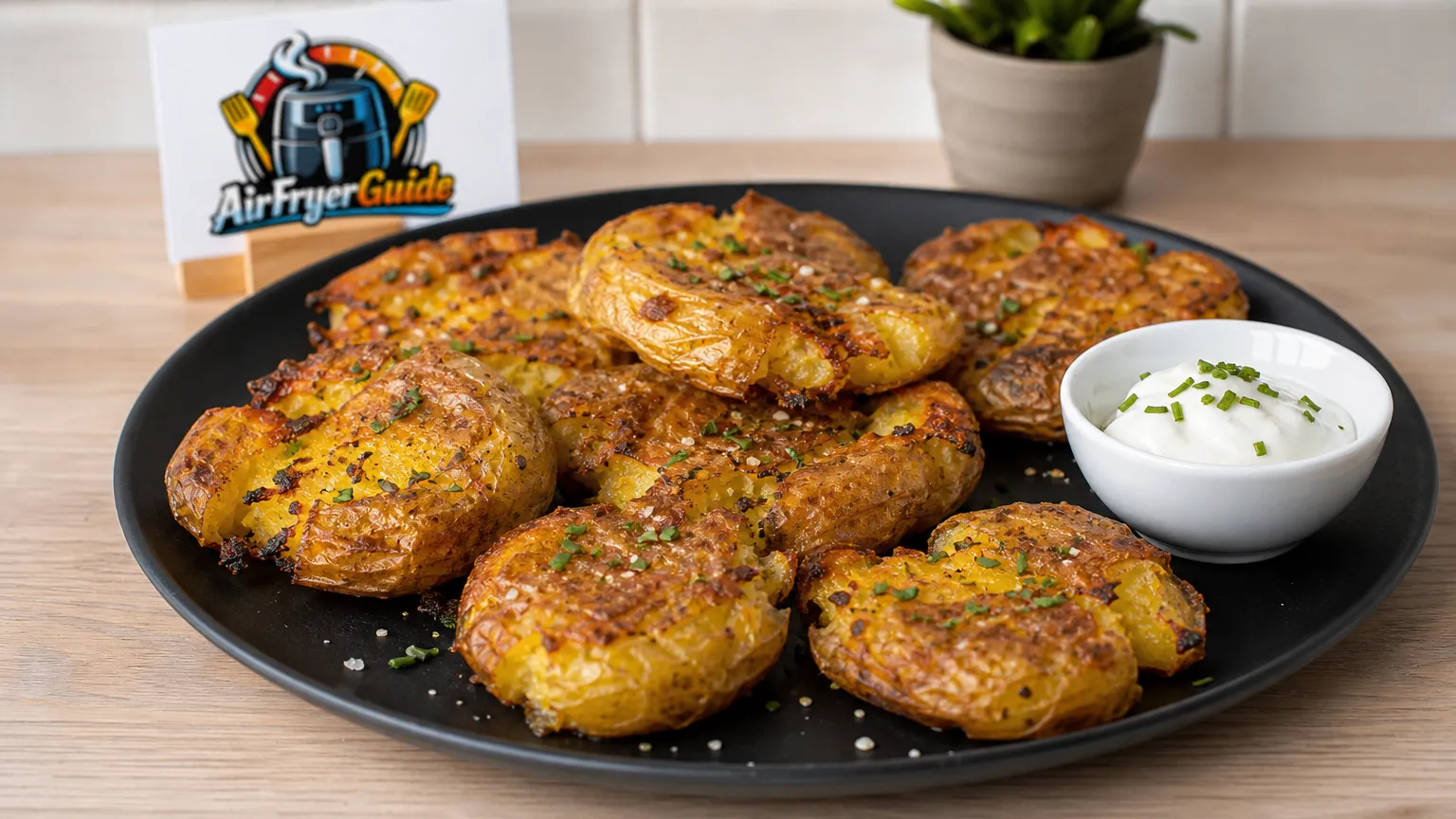 Quetschkartoffeln im Airfryer