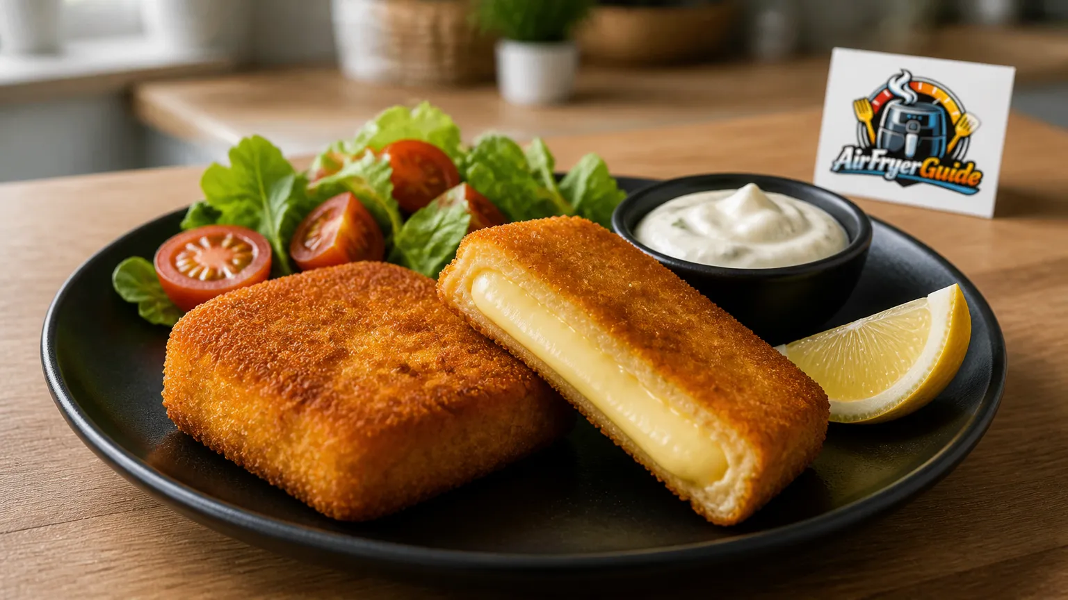 Smažený Sýr im Airfryer