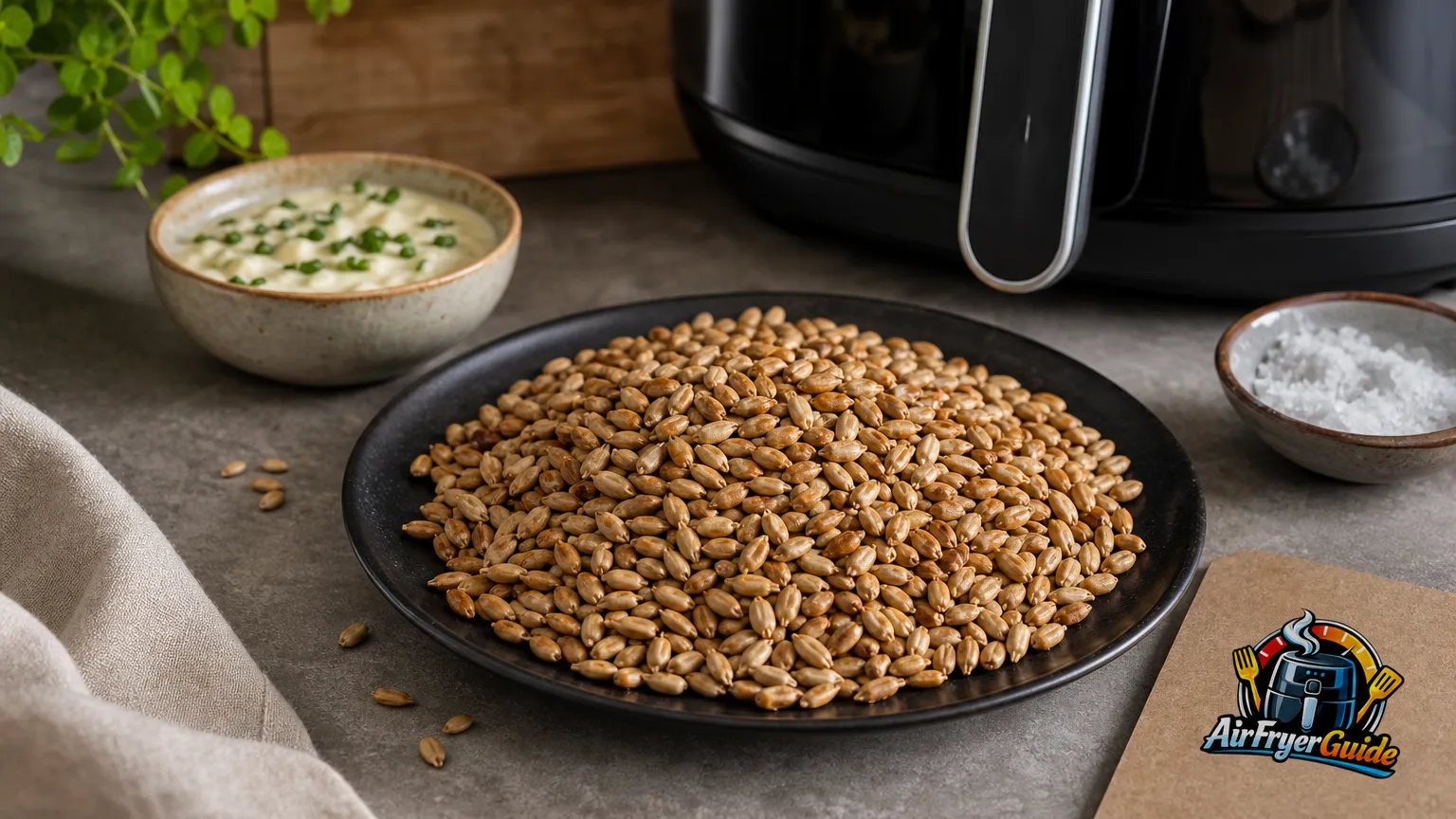 Sonnenblumenkerne rösten im Airfryer