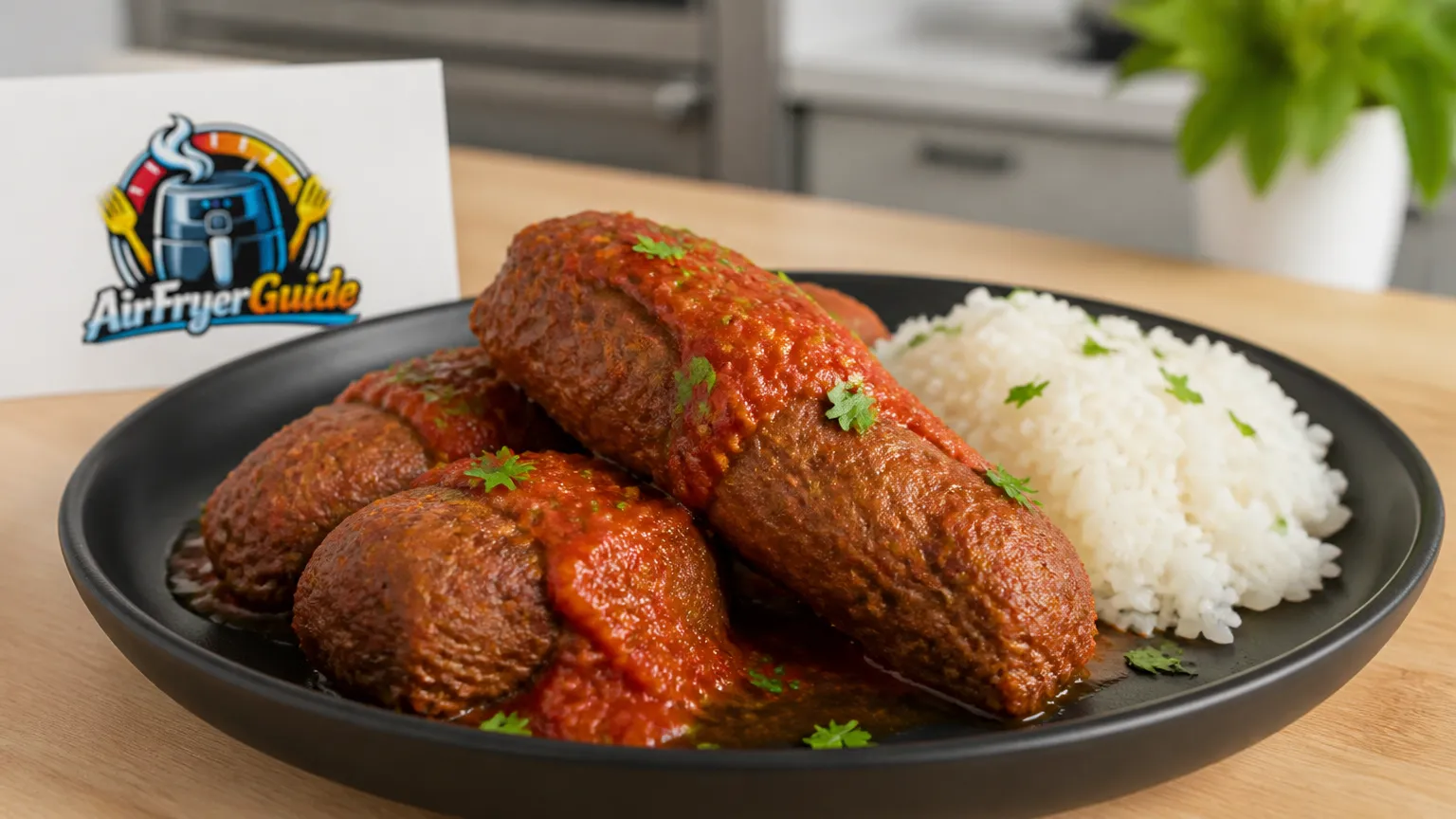 Soutzoukakia aufwärmen im Airfryer