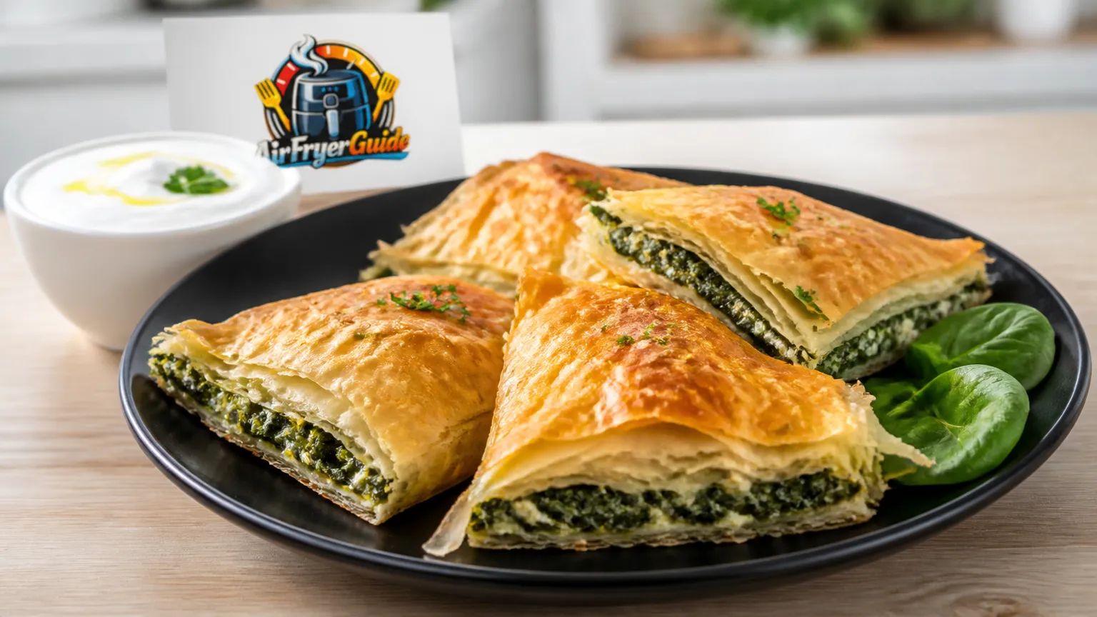 Spanakopita aufwärmen im Airfryer