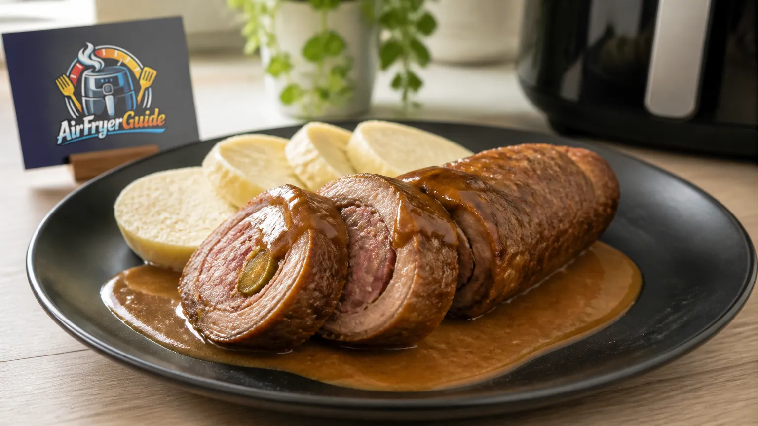 Španělský Ptáček aufwärmen im Airfryer