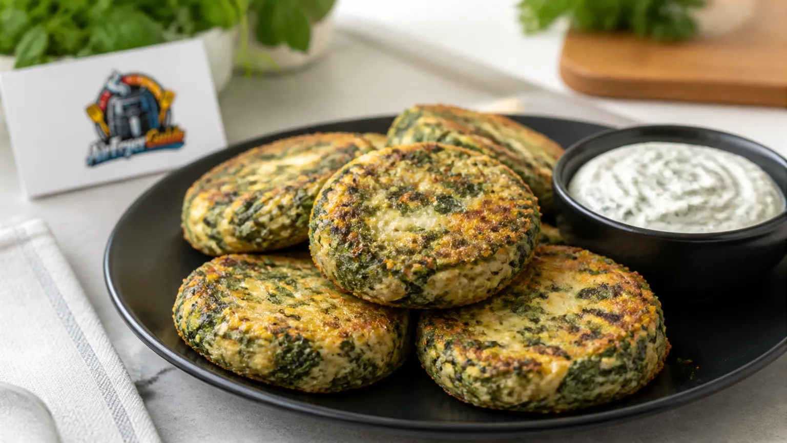 Spinat-Käse-Taler (Kühlware) im Airfryer