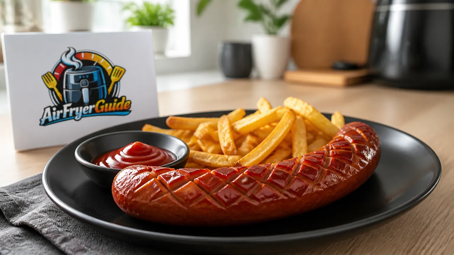 Stadionwurst im Airfryer