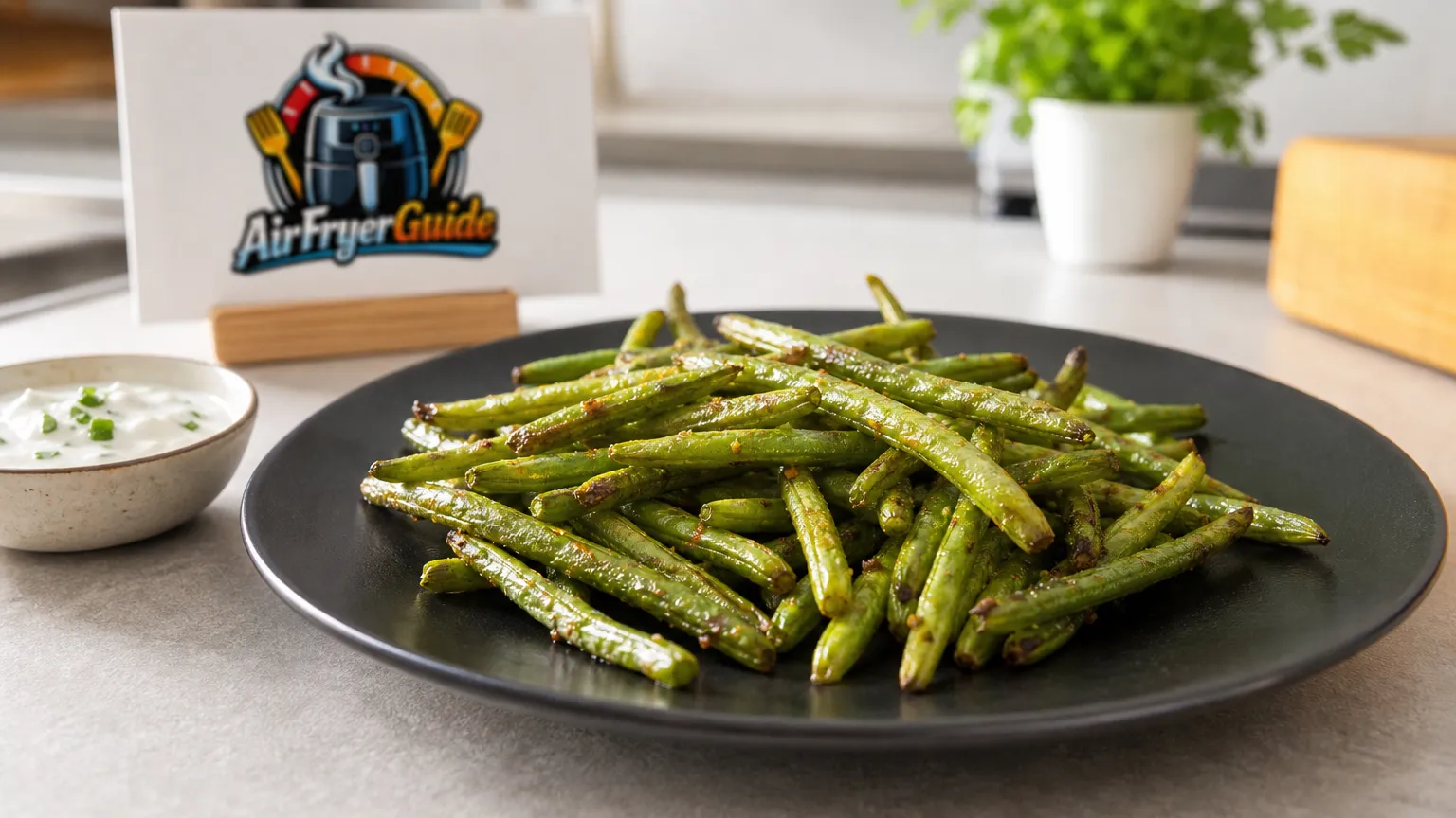 Stangenbohnen im Airfryer