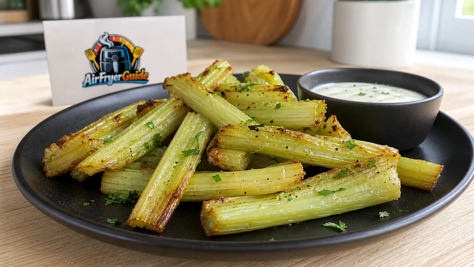 Stangensellerie im Airfryer