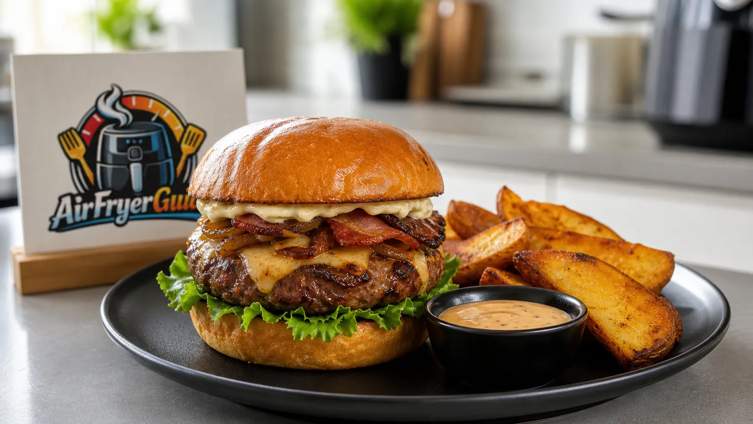 Steakhouse Burger (TK) im Airfryer