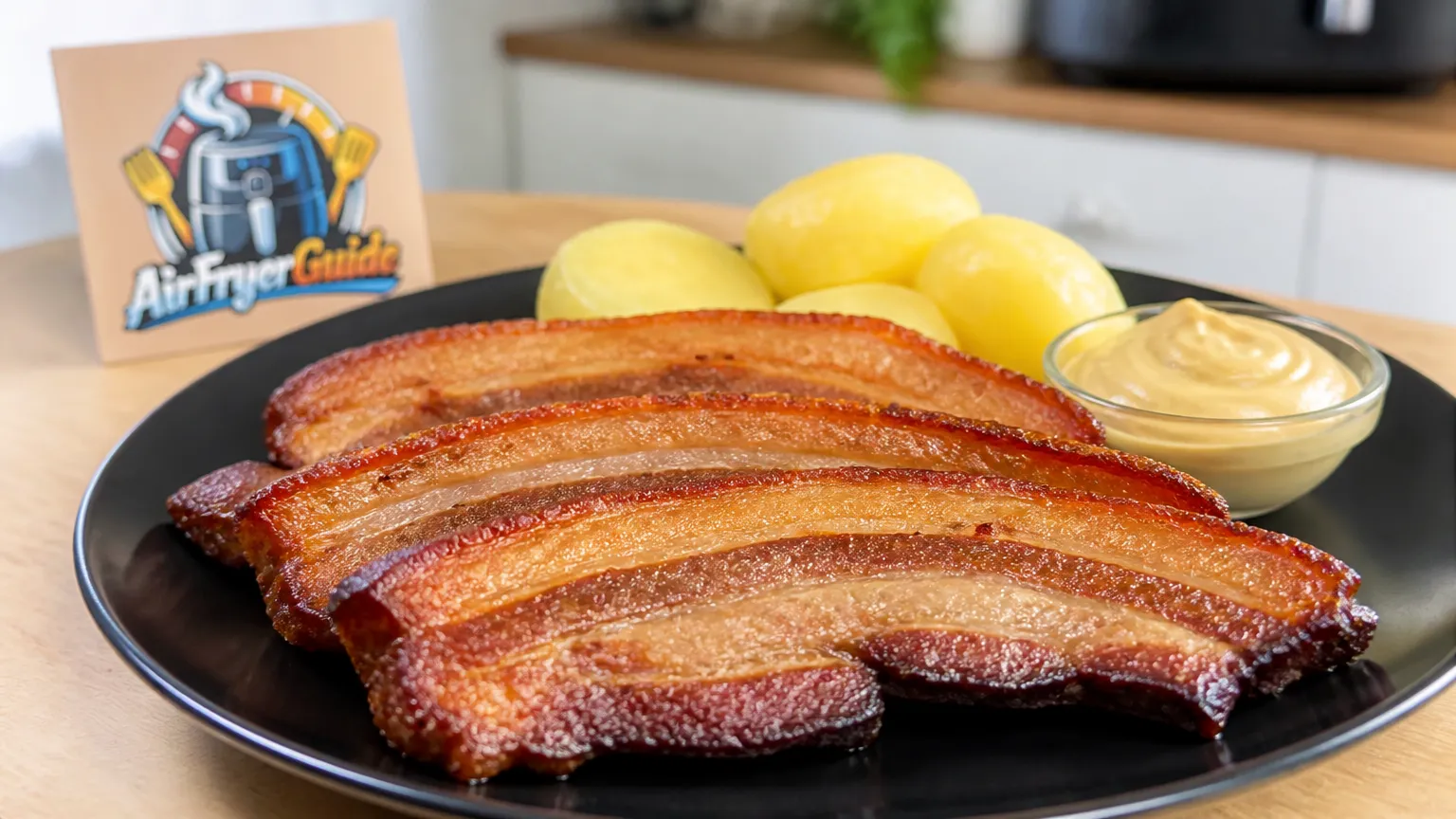 Stegt Flæsk im Airfryer