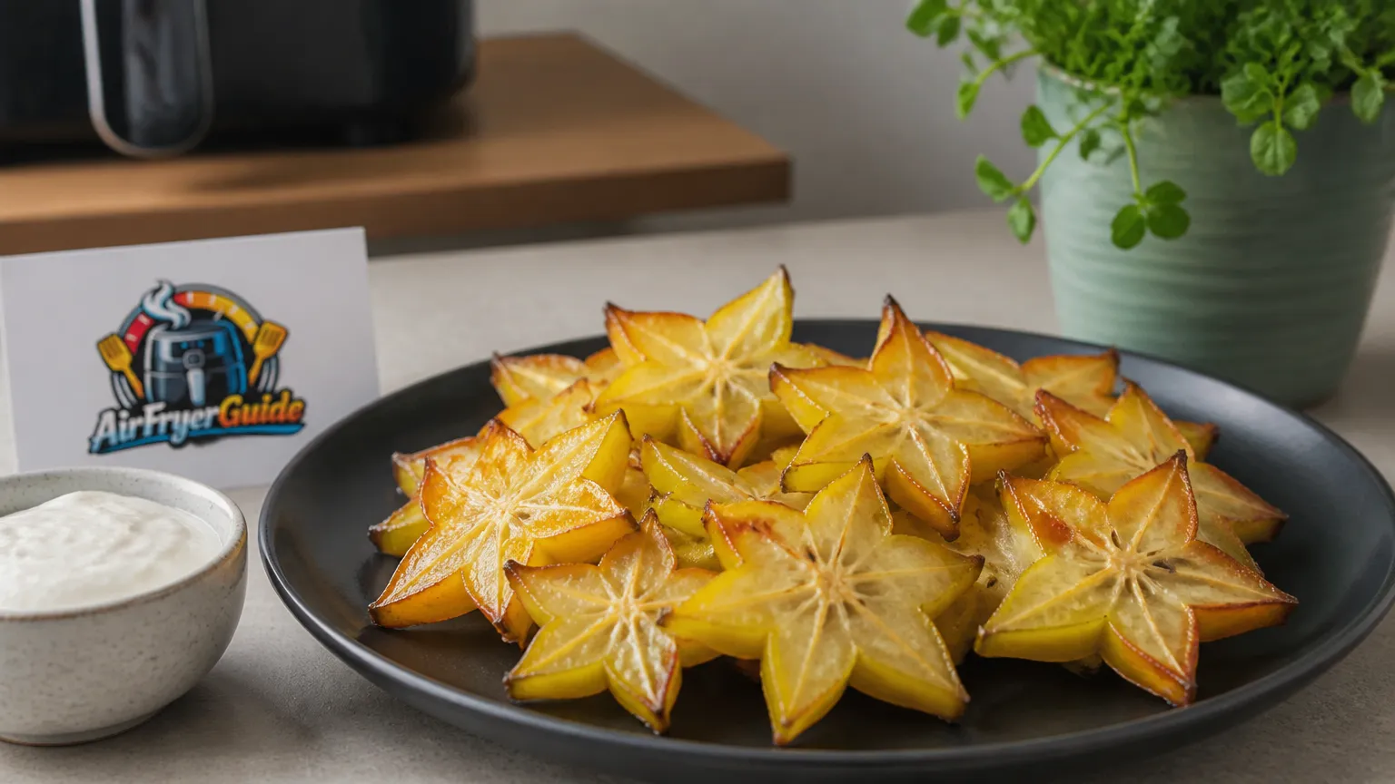 Sternfrucht im Airfryer