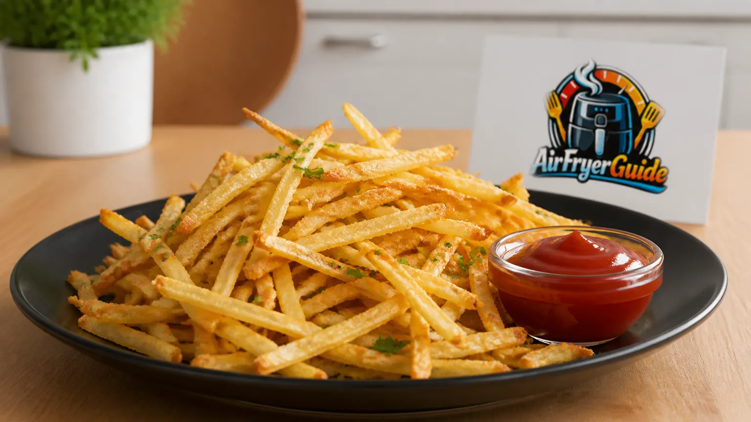 Stroh-Pommes (TK) im Airfryer