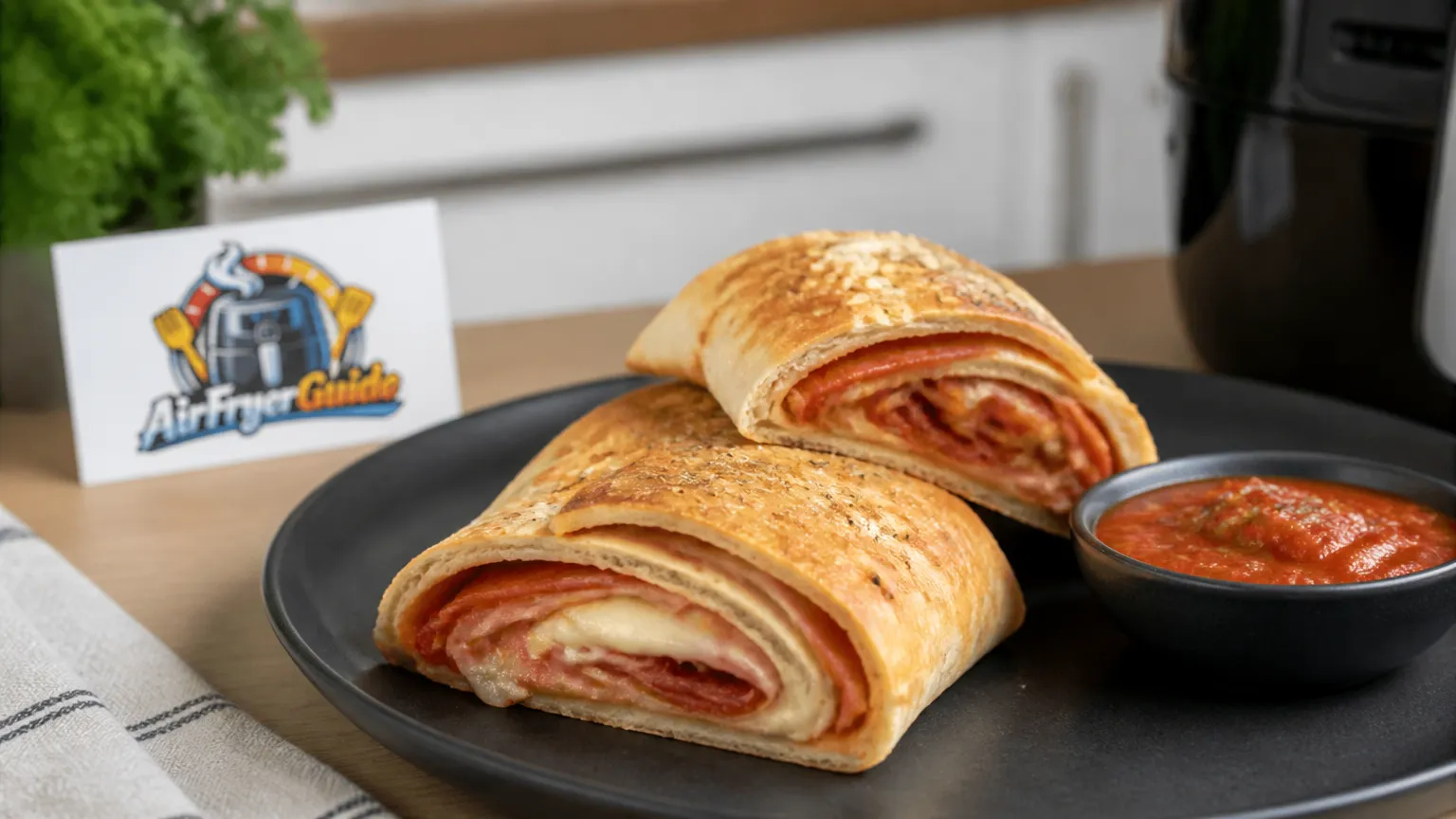 Stromboli im Airfryer