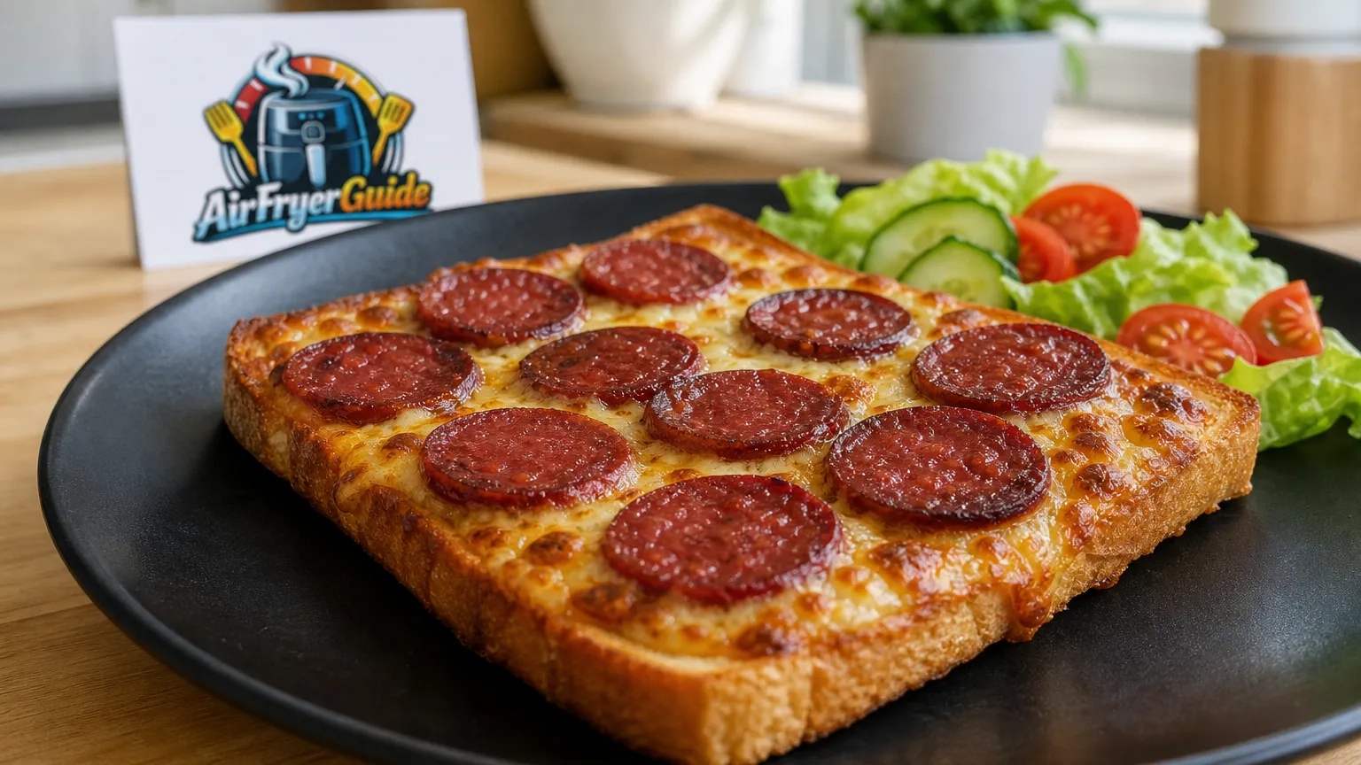 Sucuk Toast im Airfryer