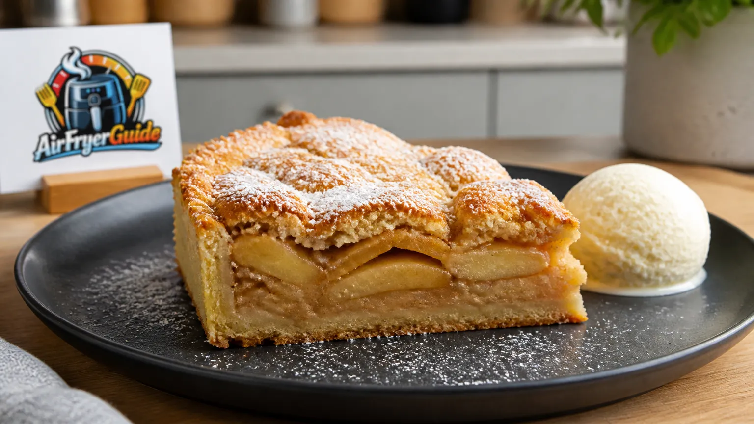 Szarlotka im Airfryer