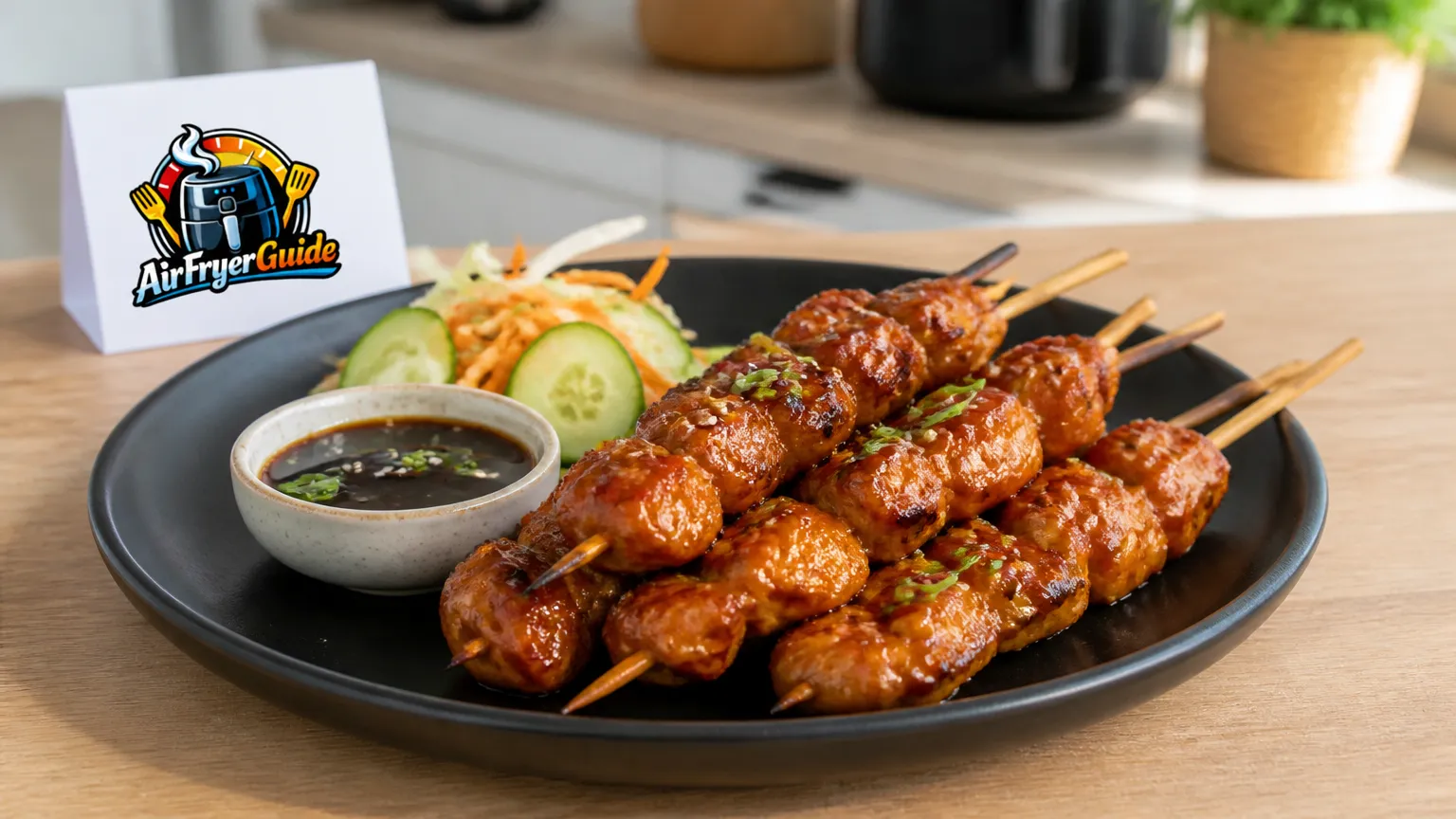 Teriyaki Hähnchenspieße im Airfryer
