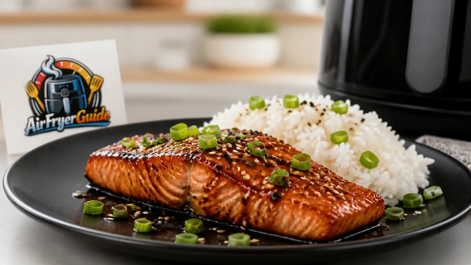 Teriyaki Lachs im Airfryer