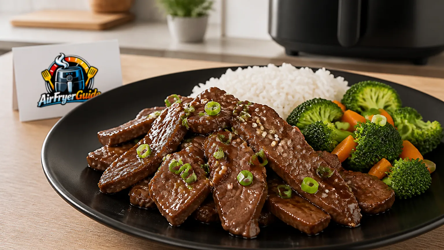 Teriyaki Rindfleisch im Airfryer