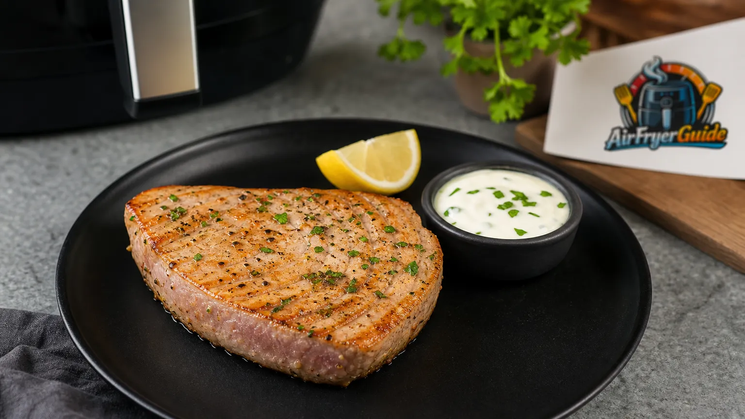 Thunfischsteak im Airfryer