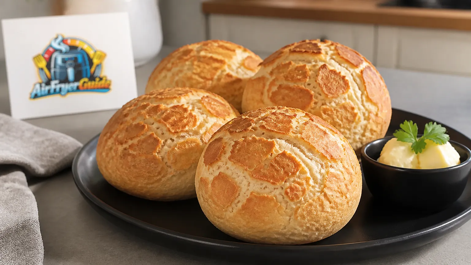 Tigerbrötchen im Airfryer
