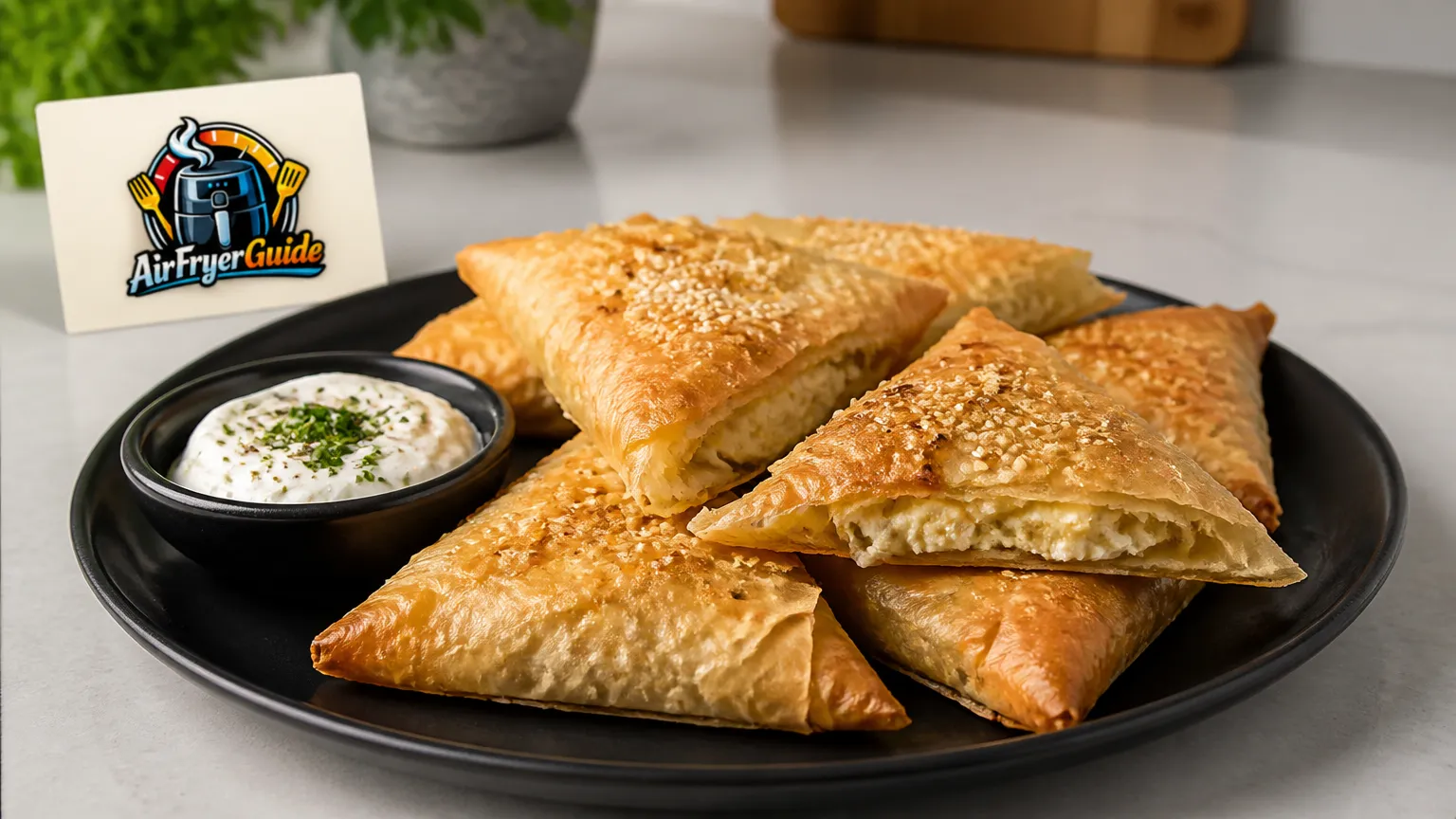 Tiropita im Airfryer