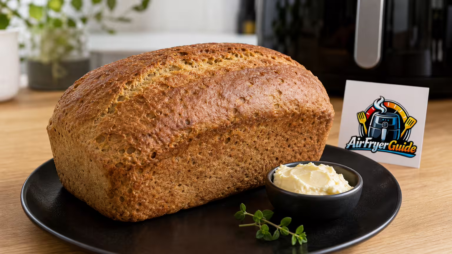 Toastbrot im Airfryer - Serviervorschlag
