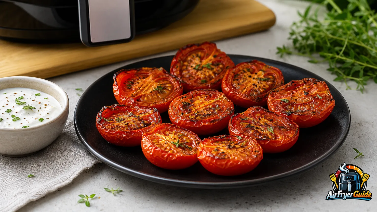 Tomaten im Airfryer