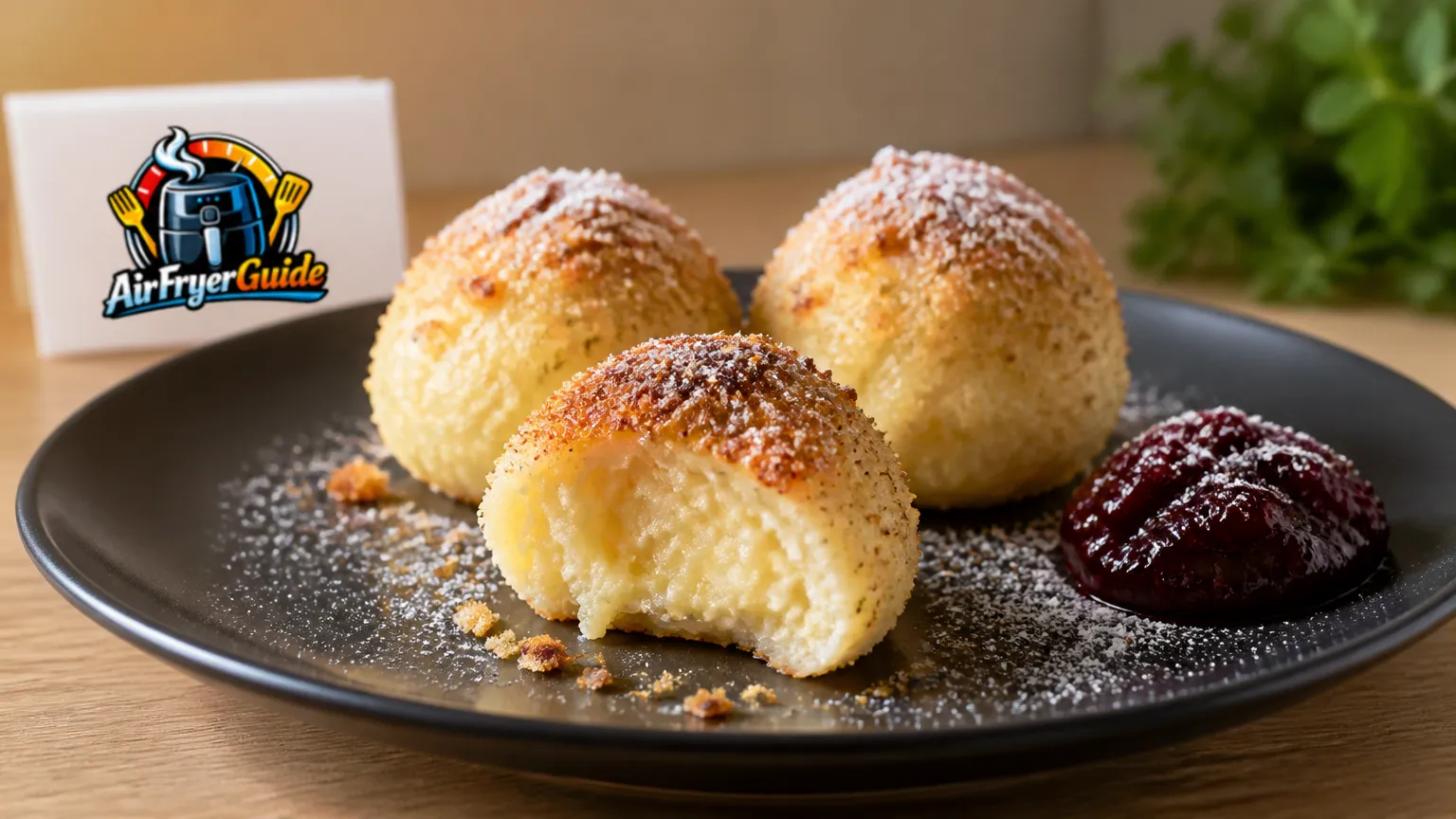 Topfenknödel im Airfryer