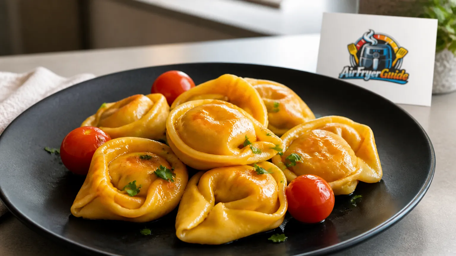 Tortelloni aufwärmen im Airfryer