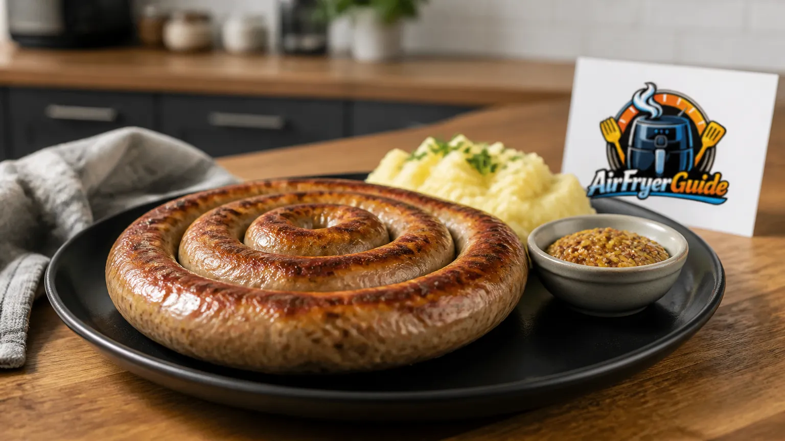 Toulouse-Wurst (Kühlware) im Airfryer