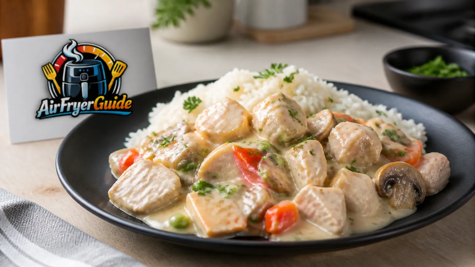 Turkey à la King im Airfryer