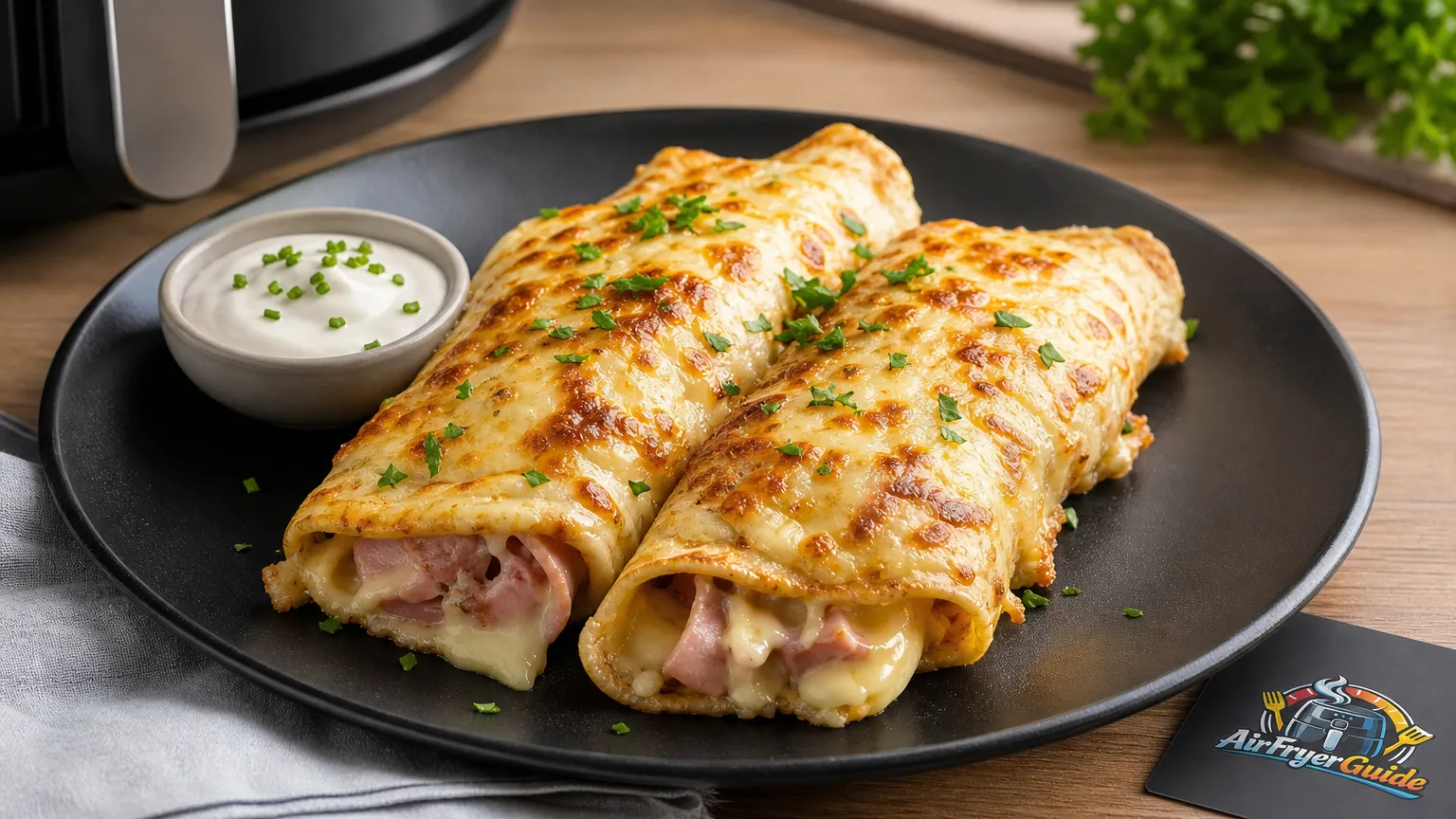 Überbackene Pfannkuchen im Airfryer