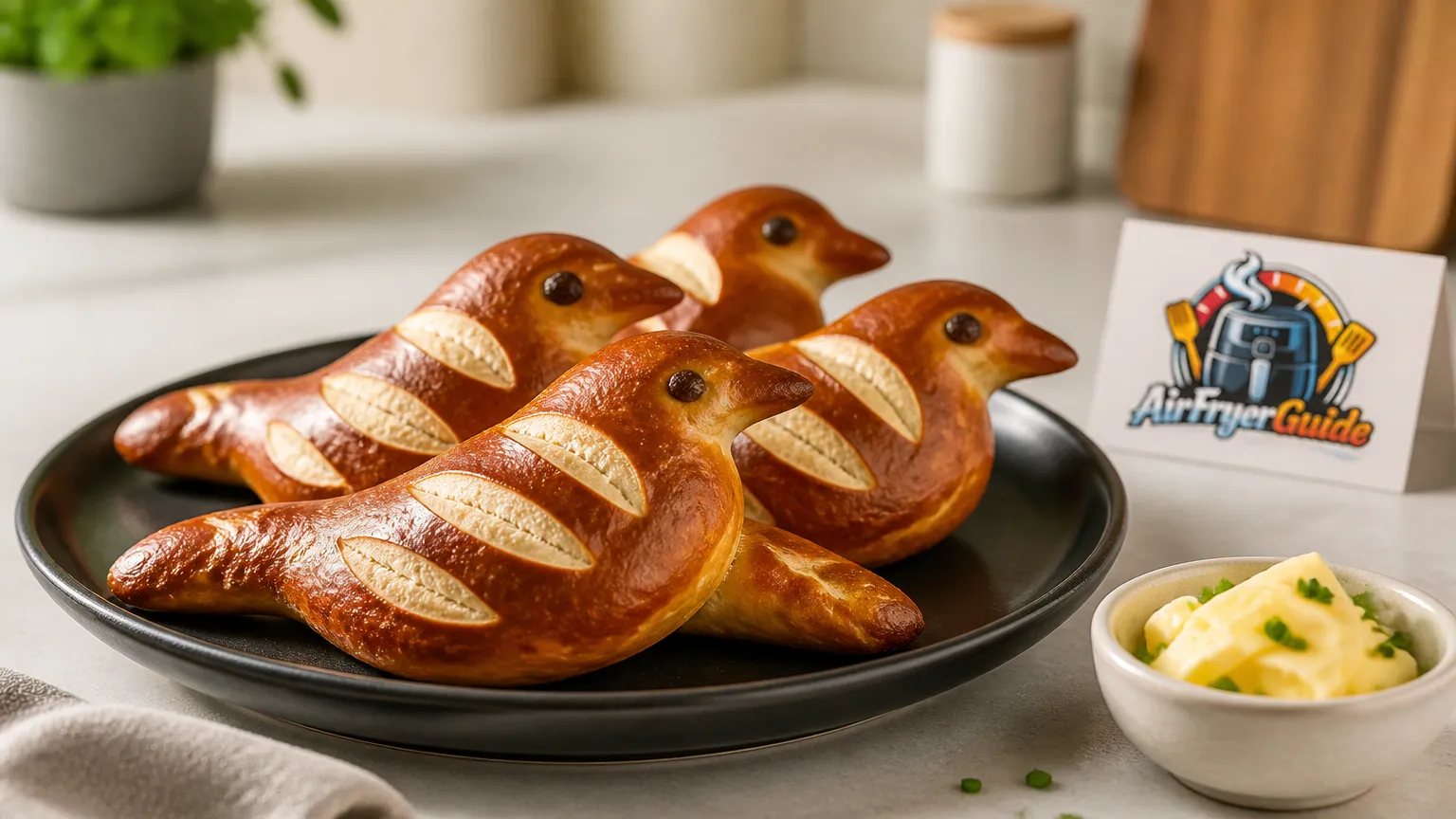 Ulmer Laugenspatz im Airfryer