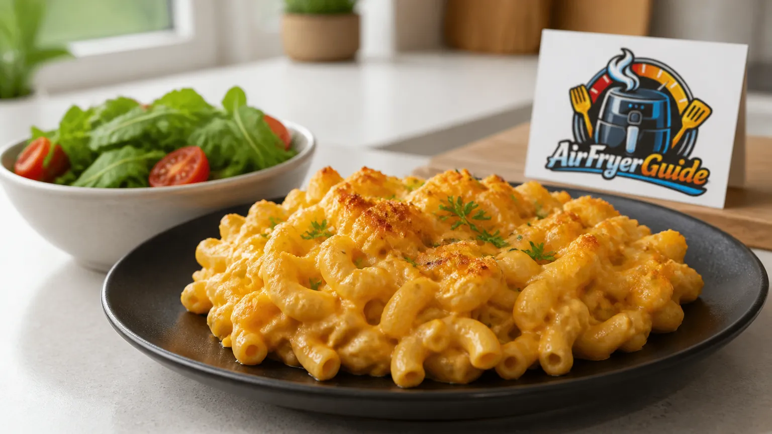 Vegan Mac and Cheese im Airfryer